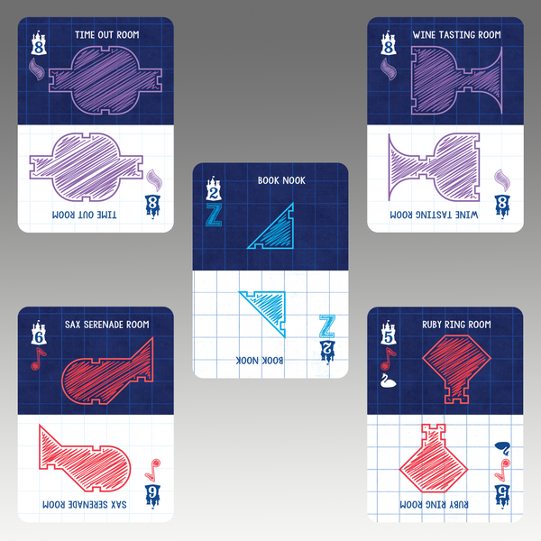 Blueprints of Mad King Ludwig Extras and Upgrades - Bezier Games