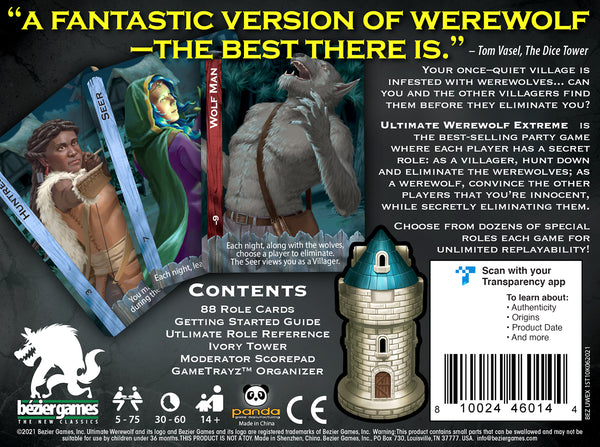 Ultimate Werewolf Extreme by Bezier Games — Kickstarter