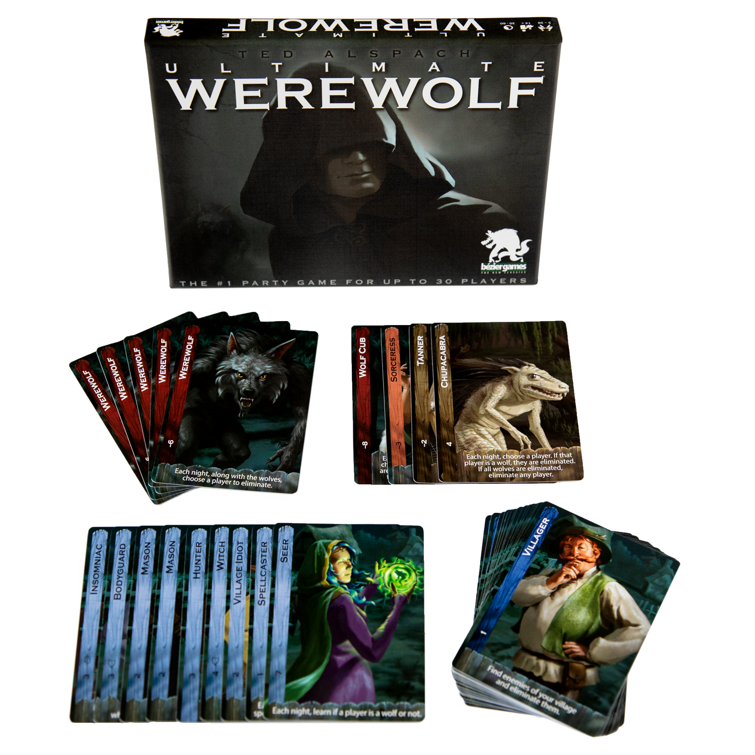 ultimate-werewolf-bezier-games for Downloadable Free Printable Werewolf Game Cards Ultimate Werewolf - Bezier Games for Downloadable Free Printable Werewolf Game Cards