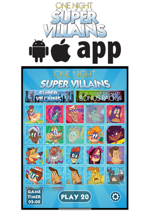 One Night Ultimate Super Villains app