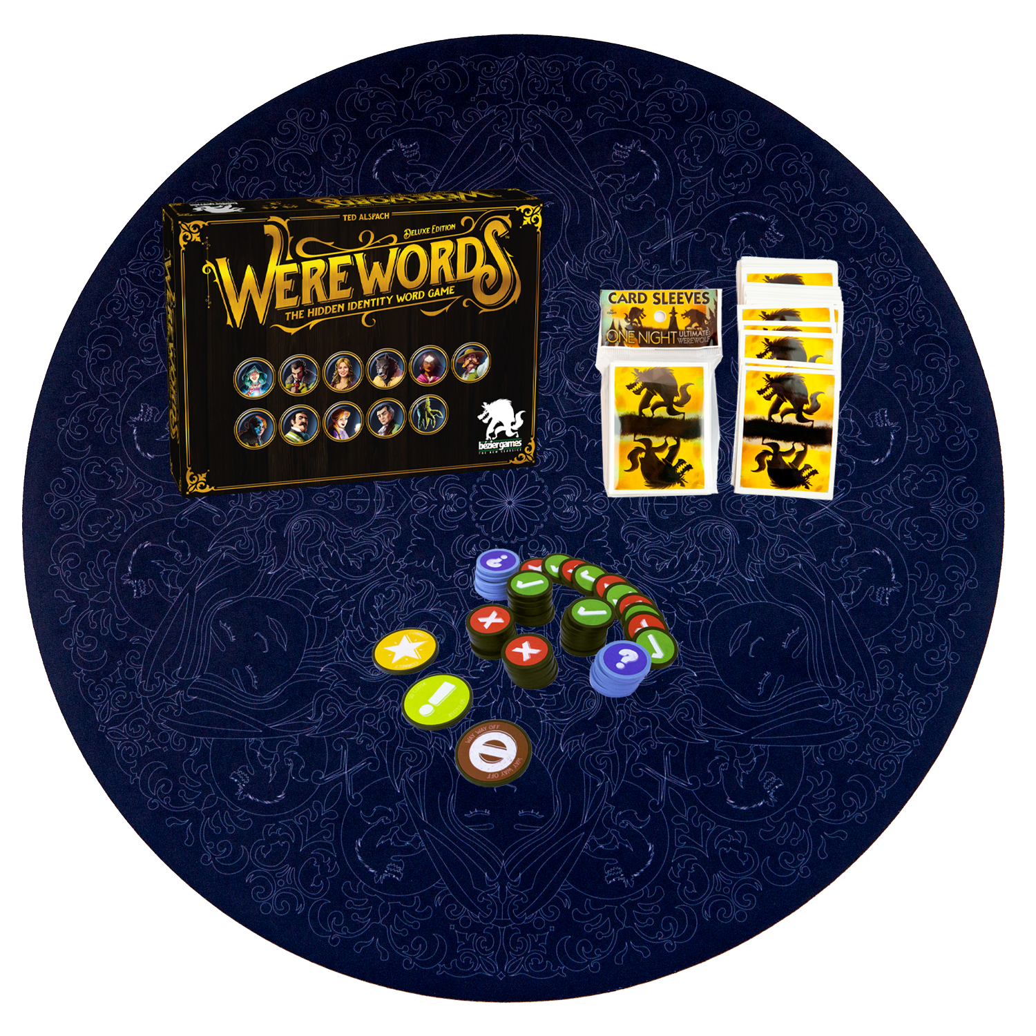 one night werewords card sleeves Werewords Deluxe ULTIMATE Bundle